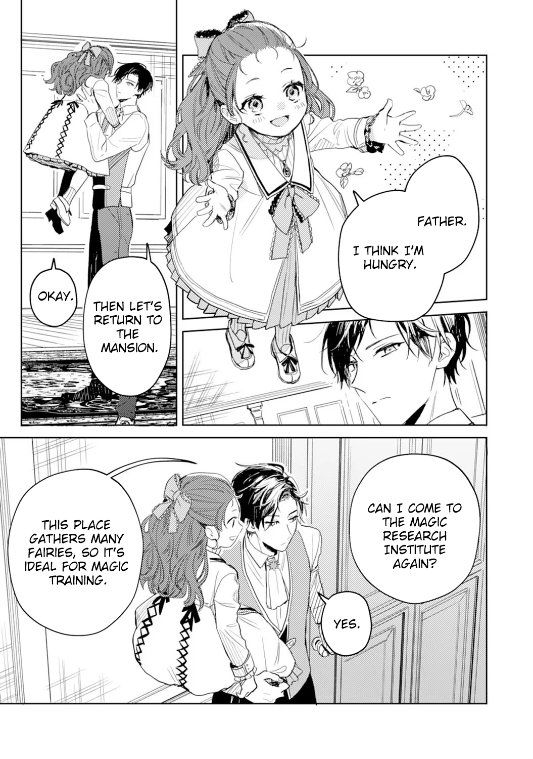 The Reincarnated Villainess Child Becomes the Scary Duke’s Beloved Daughter. Chapter 6 - . Page 7